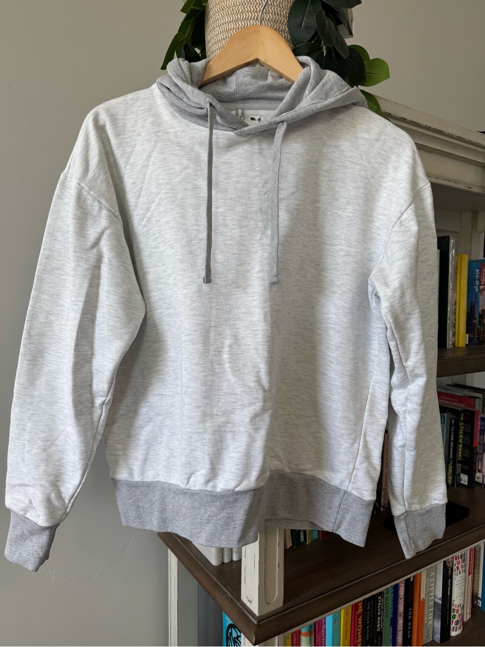 Denim & Flower Ricky Singh Light Gray Pullover Hoodie Size S